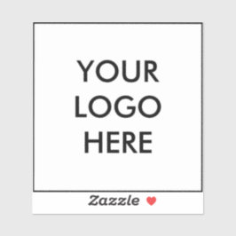 Pegatina Logotipo comercial de corte personalizado Botella 