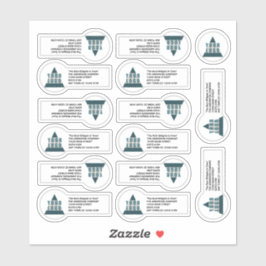 Pegatina Logotipo comercial Dirección de promoción 14 Vinil