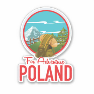 Pegatina logotipo de Adventure Poland Travel