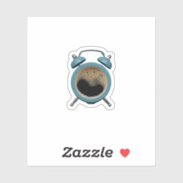 Pegatina Logotipo de alarma para café