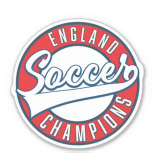 Pegatina logotipo de campeones de fútbol de Inglaterra