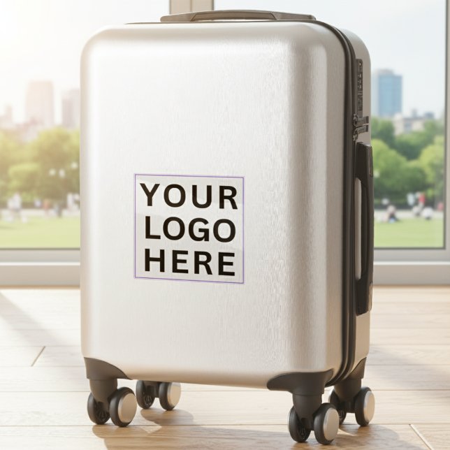 Pegatina Logotipo de empresa para maleta | Transparente imp (Logo Luggage Stickers
)