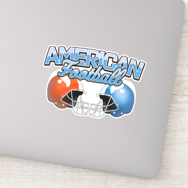 Pegatina logotipo de fútbol americano (Detalle)