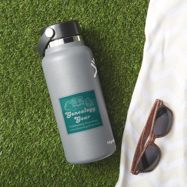 Pegatina Logotipo de Genealogy Gear (HydroFlask Insitu)
