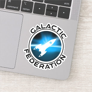 Pegatina Logotipo de la Federación Galáctica