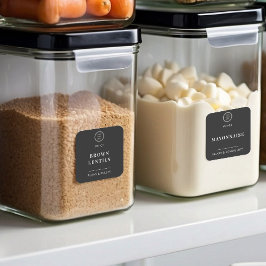 Pegatina Logotipo de Negocio Kitchen Pantry Food Storage
