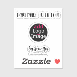Pegatina Logotipo de Personalizable casero con profesionale