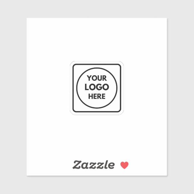 Pegatina Logotipo de personalizado | Botella de agua de mar (Hoja)