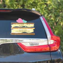 Pegatina Logotipo de rebanada de pasteles Panadería Decorac