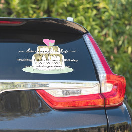 Pegatina Logotipo de tarta Panadería Comercial Comercializa