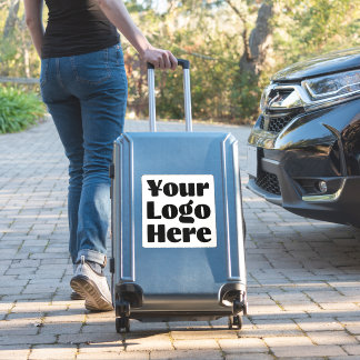 Pegatina Logotipo del Parachoque comercial de White Vinyl s