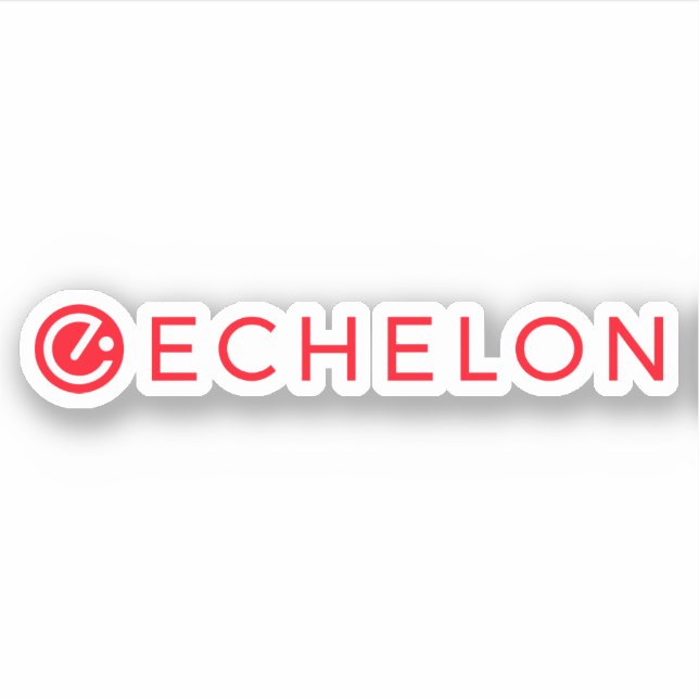 Pegatina Logotipo Echelon (Anverso)