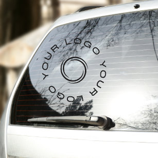 Pegatina Logotipo en la ventana del coche del Parachoque de