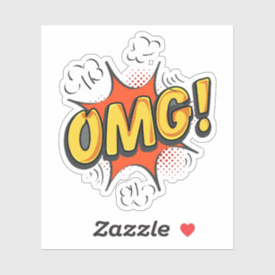 Pegatina logotipo OMG