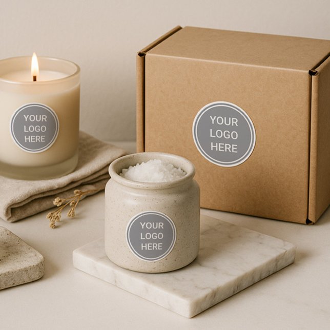 Pegatina Logotipo personalizado de la empresa Botella de ag (Subido por el creador)