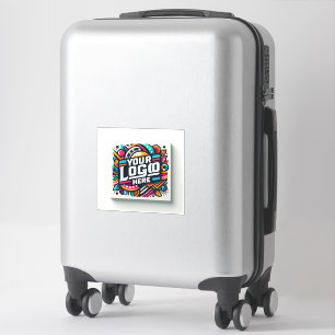 Pegatina Logotipo personalizado para equipaje, maleta de vi