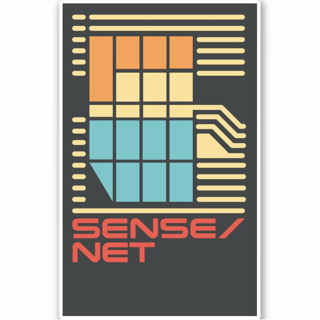 Pegatina Logotipo Sense/Net Versión 3 (Anverso)