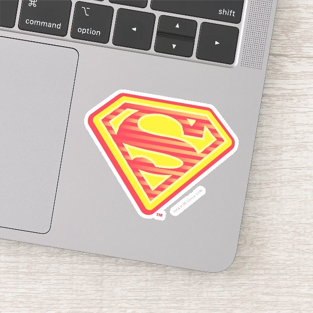Pegatina Logotipo Supergirl Far-Out (Detalle)