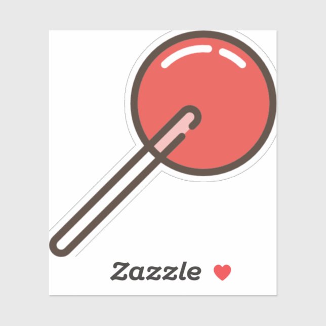 Pegatina lollipop-1 (Hoja)