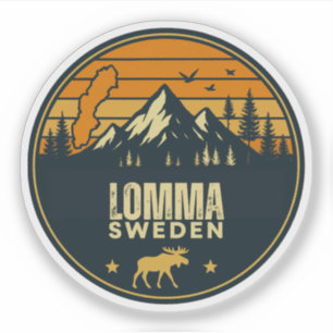 Pegatina Lomma, Suecia Sverige