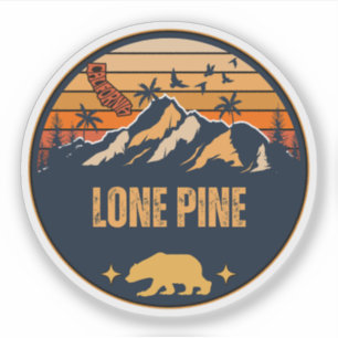 Pegatina Lone Pine, California