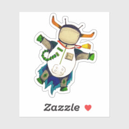 Pegatina Longhorn lunar