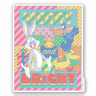 Pegatina LOONEY TUNES™ | Navidades merry y brillantes