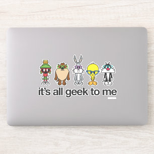 Pegatina LOONEY TUNES™ Nerds - All Geek