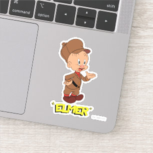 Pegatina LOONEY TUNES™ Retro Laughs   ELMER FUDD™