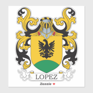 Pegatina Lopez Family Crest