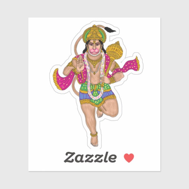 Pegatina Lord Hanuman Sticker Pack (Hoja)