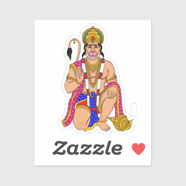 Pegatina Lord Hanuman Stickers (Hoja)