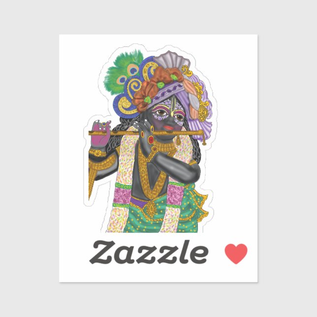 Pegatina Lord Krishna Stickers (Hoja)
