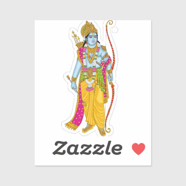 Pegatina Lord Ram StickerLord Ram Sticker (Hoja)