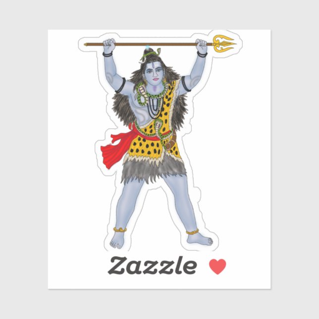 Pegatina Lord Shiva Sticker (Hoja)