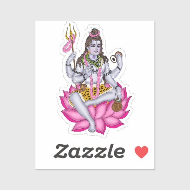Pegatina Lord Shiva Stickers (Hoja)