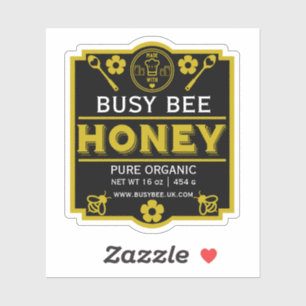 Pegatina Los agricultores comercializan Honey Jar