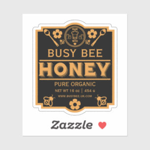 Pegatina Los agricultores comercializan Honey Jar