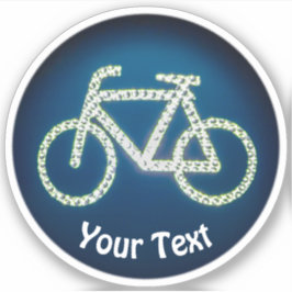 Pegatina Los amantes de la bicicleta y del ciclismo pueden 