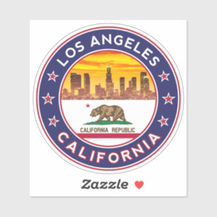 Pegatina Los Ángeles California,