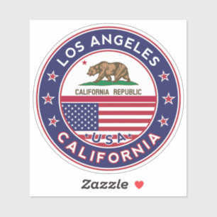 Pegatina Los Ángeles, California