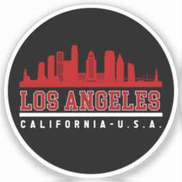 Pegatina Los Angeles California Skyline