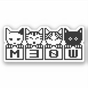 PEGATINA LOS CATS M30W DE 8 BITS