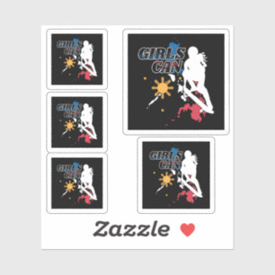 Pegatina Los Chicas de Skateboarding de Filipinas pueden