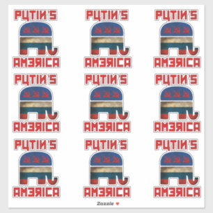 Pegatina Los Estados Unidos de Putin