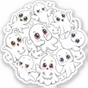 Pegatina Los fantasmas del bebé espantaron el humor de Hall