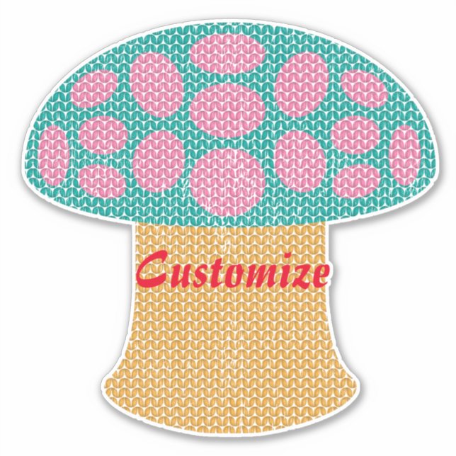 Pegatina Los hongos rojos de Amanita Thunder_Cove (Anverso)