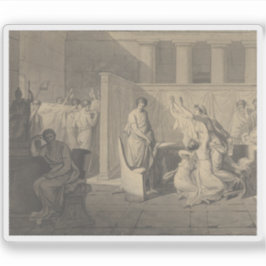 Pegatina Los licenciantes traen a Bruto los cuerpos de sus 