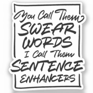 Pegatina Los Llamas Palabras Juras