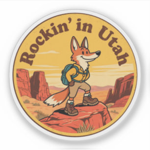 Pegatina Los Mighty 5 de Utah - Regalo de Parques Nacionale